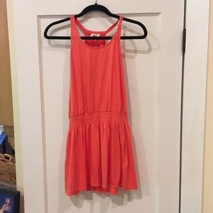 Joie Salmon Drop Waist Dress